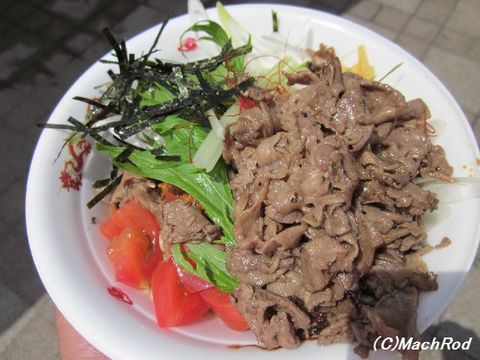 中華風焼ラーメン+牛肉トッピング