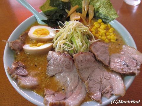 ラーメンショップ結城東店 ネギ味噌チャーシュー辛味スパイス3
